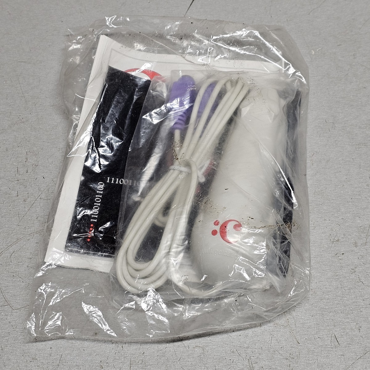 Vintage Digital Convergence CueCat Barcode Scanner Kit PS/2 New Sealed Bag