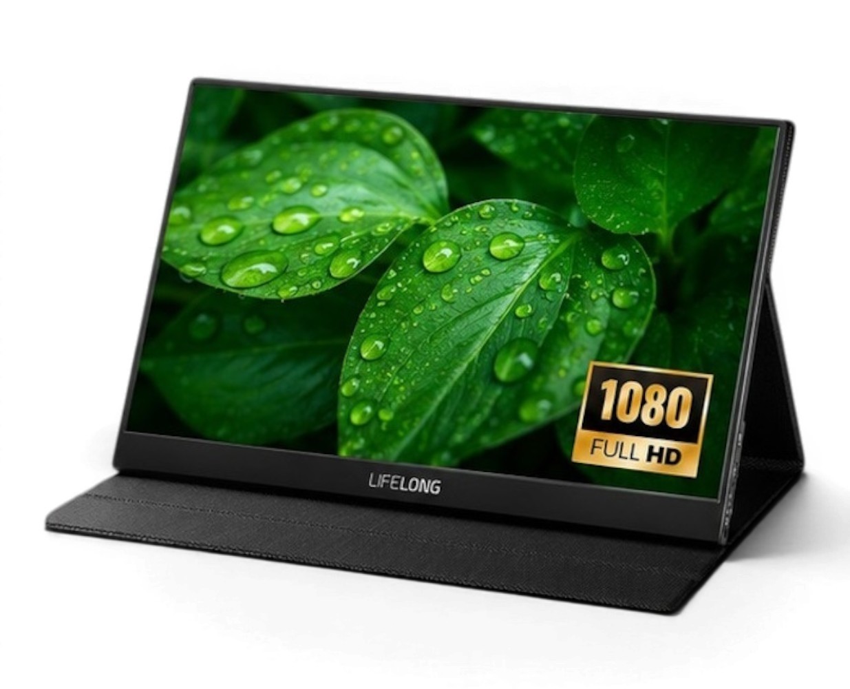 Lifelong 15.6" 1080P Portable Monitor G70-T - IPS, Built-In Speakers, 60Hz, HDMI