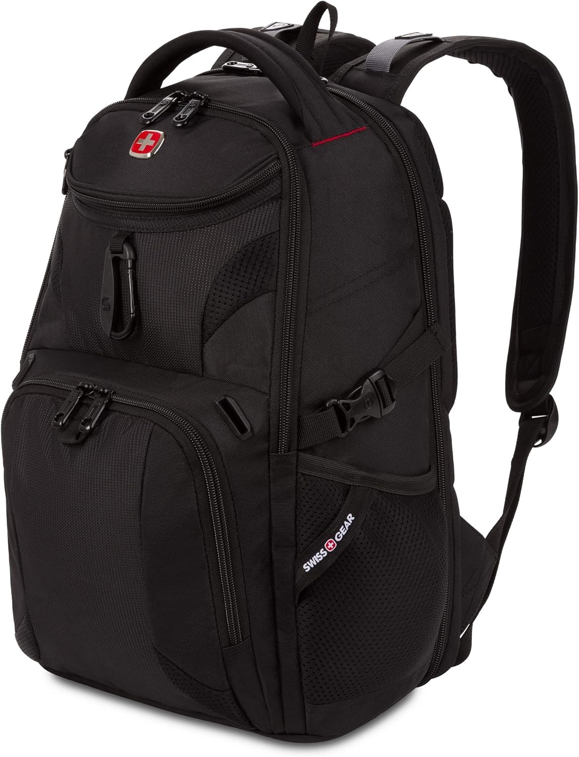 SwissGear Mini 1900 Scansmart Slim Version Laptop Backpack, 16-Inch, Black 