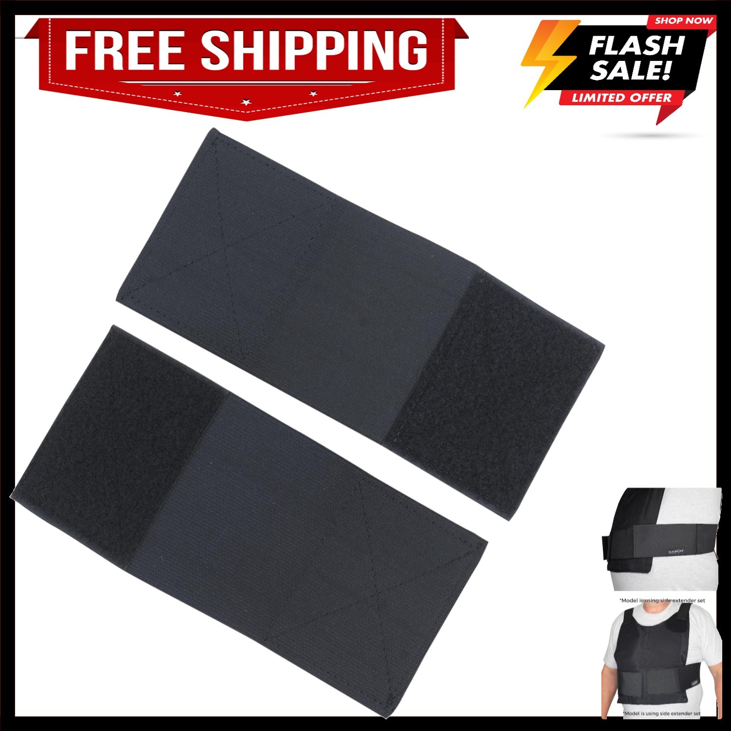 Extender Set Concealable and Classic cooling vests