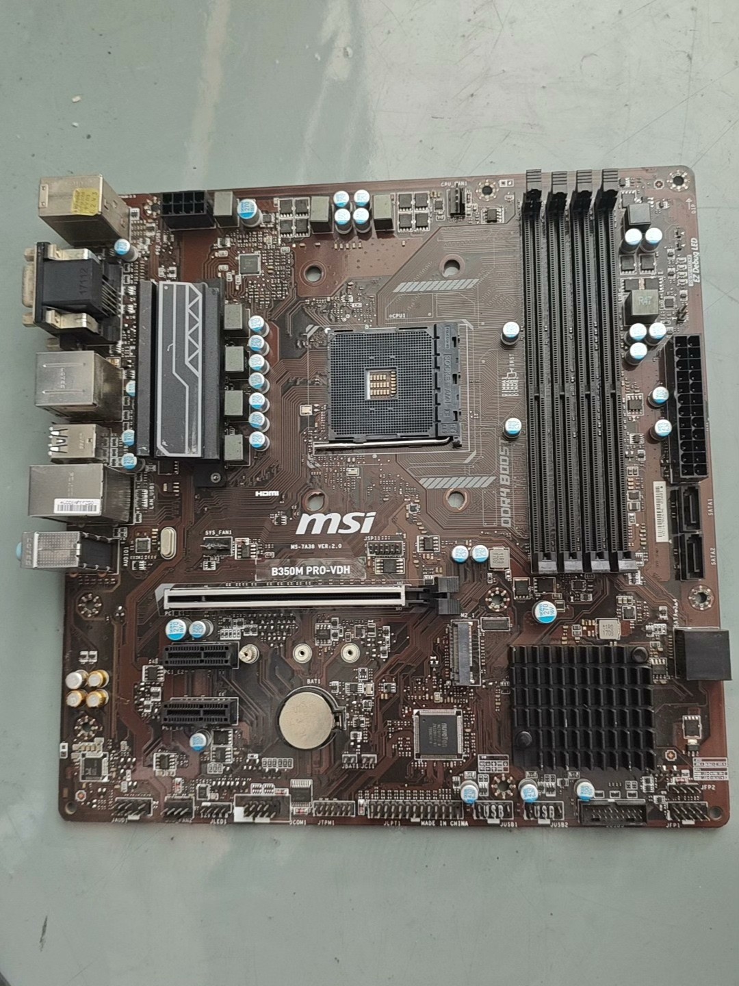 MSI B350M Pro-VDH AM4 DDR4 Micro ATX Motherboard Support AMD Ryzen CPU