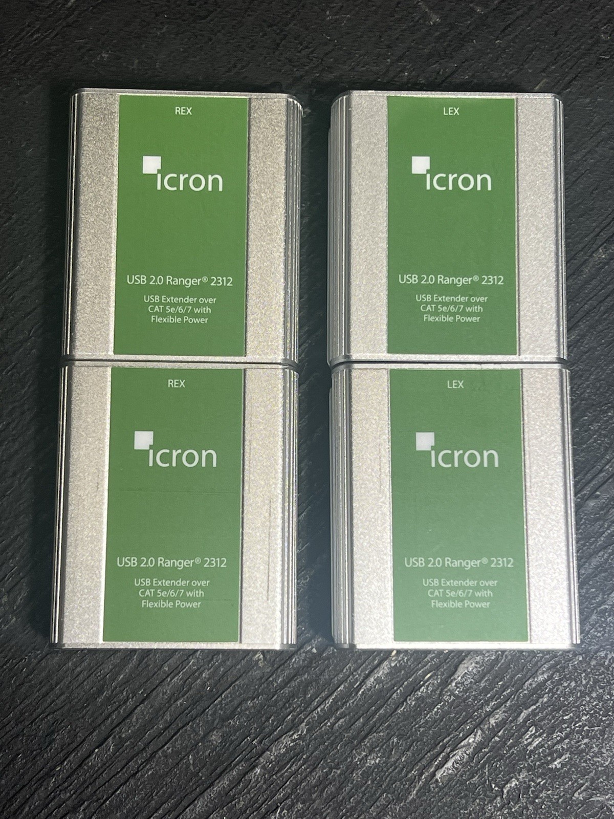 Lot of 4 Icron USB 2.0 Ranger 2312 Receiver & Transmitter