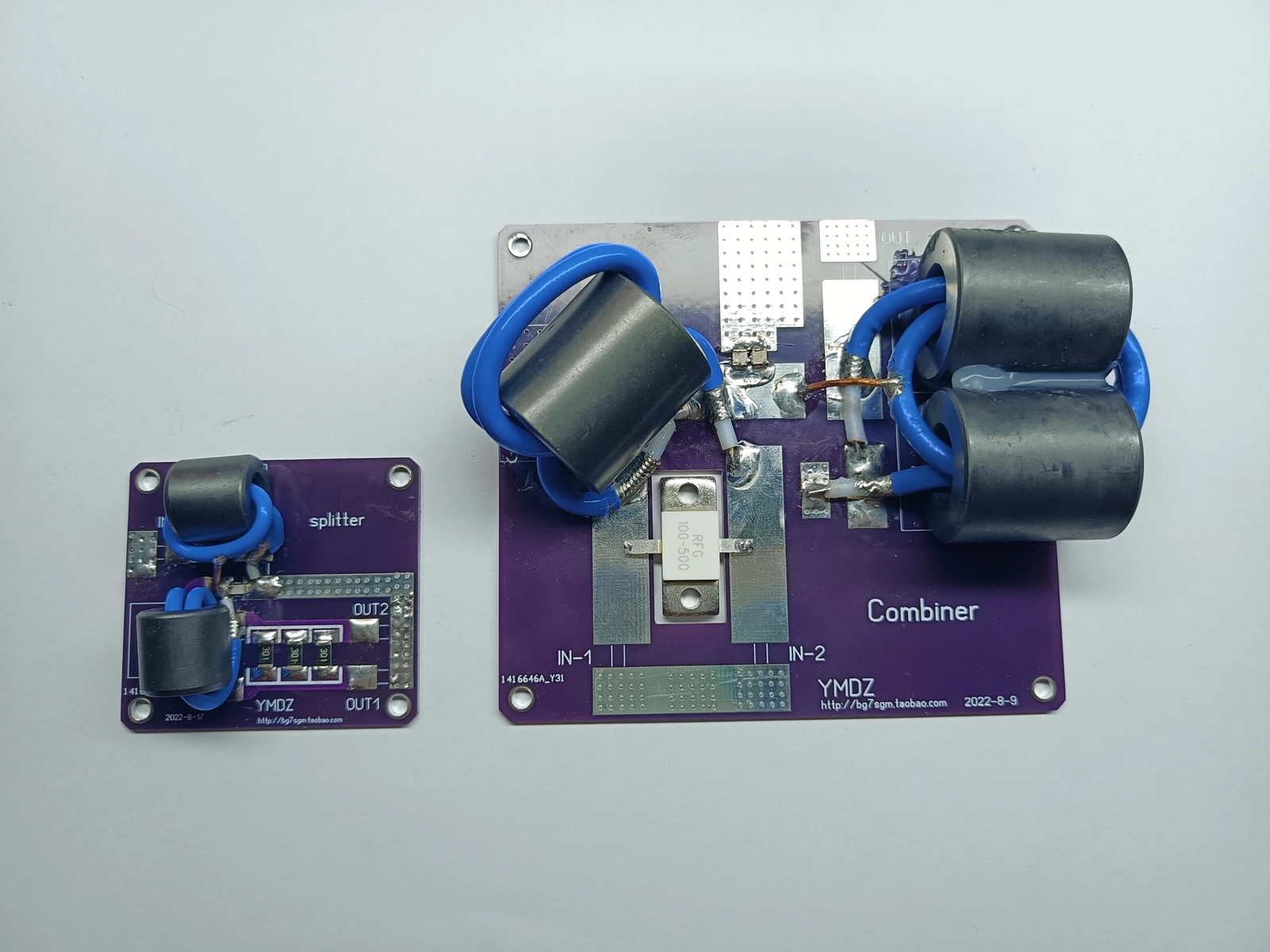1.8-52MHz HF RF Power Combiner Board RF Power Splitter RF Power Divider Board