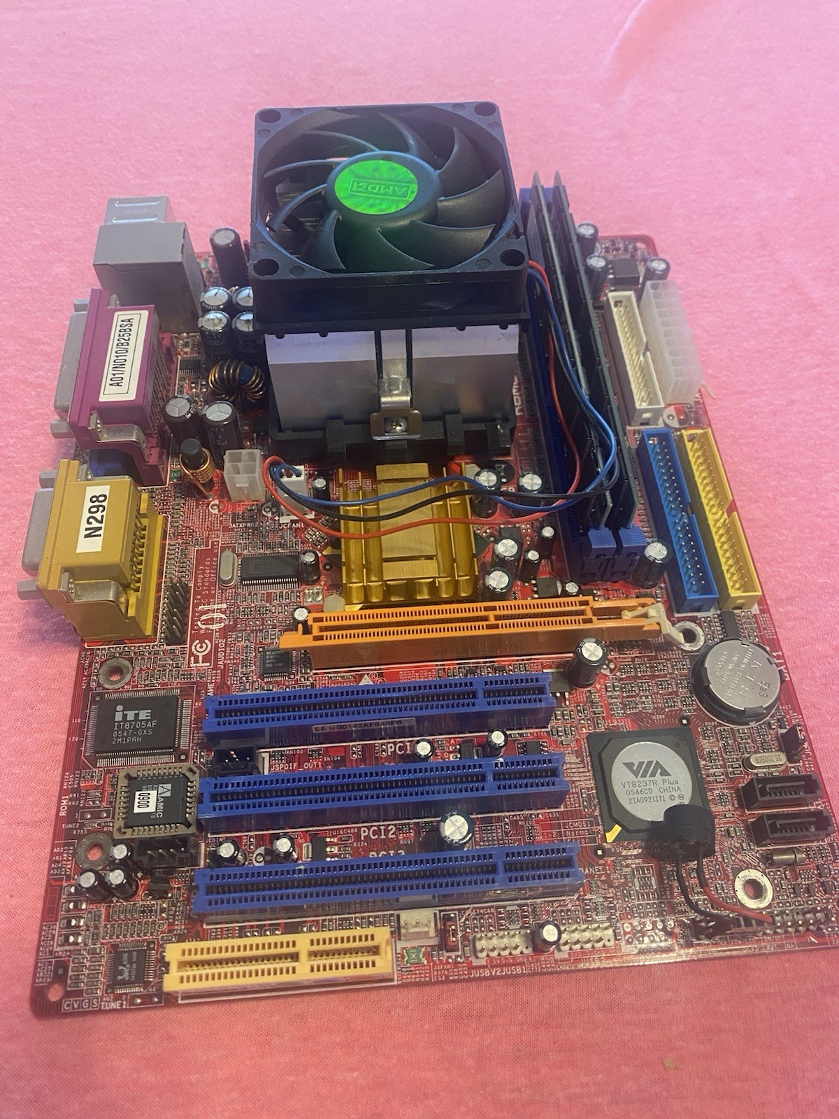 Biostar K8M800-M7A Motherboard With AMD Athlon 64 Processor 