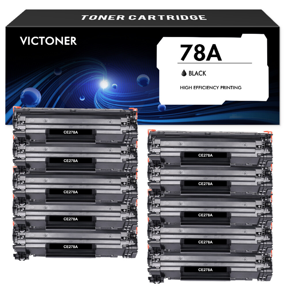 10 PCS CE278A 78A Toner Compatible With HP LaserJet Pro M1536 MFP M1536DNF P1600
