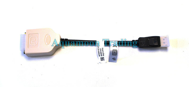 NEW Genuine OEM Dell Display Port DP to DVI DVI-D Dual Link Video Adapter 23NVR
