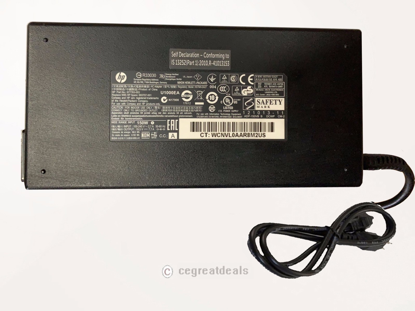 Original 150W AC Adapter For HP Pavilion 15-cb 15-cb000 Series 15T-CB000 Laptop