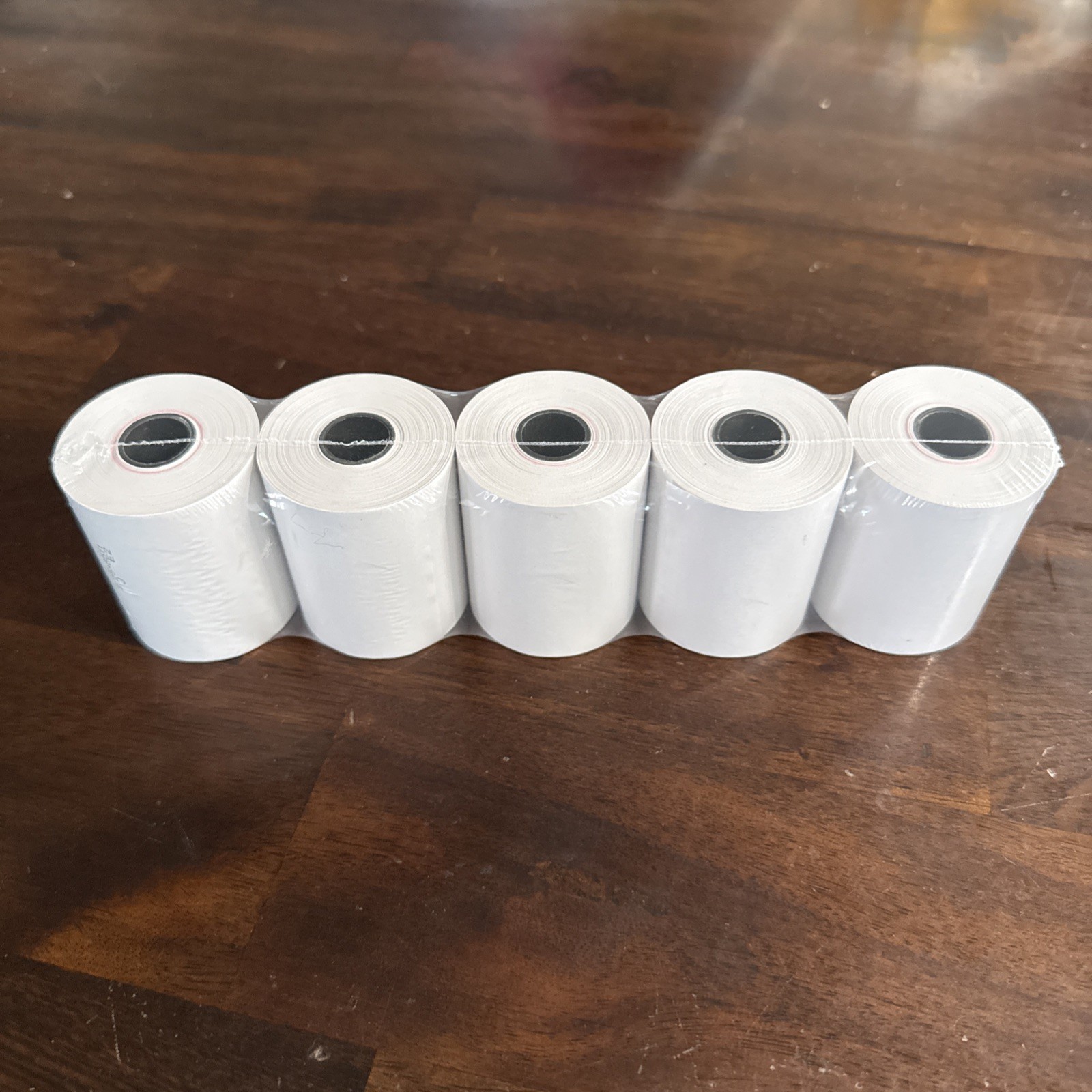 (5 Rolls) 2 1/4 x 85ft Thermal Paper Receipt Rolls 2.25 x 85 ft, 5 ROLLS, white 