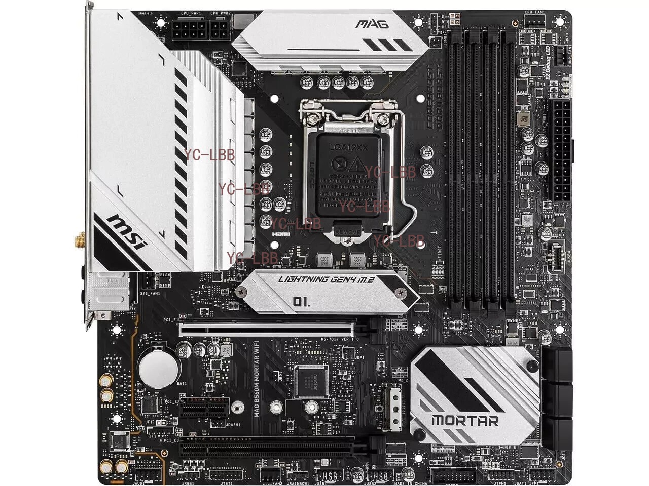MSI MAG B560M MORTAR WIFI LGA 1200 Intel B560 Micro ATX Intel Motherboard