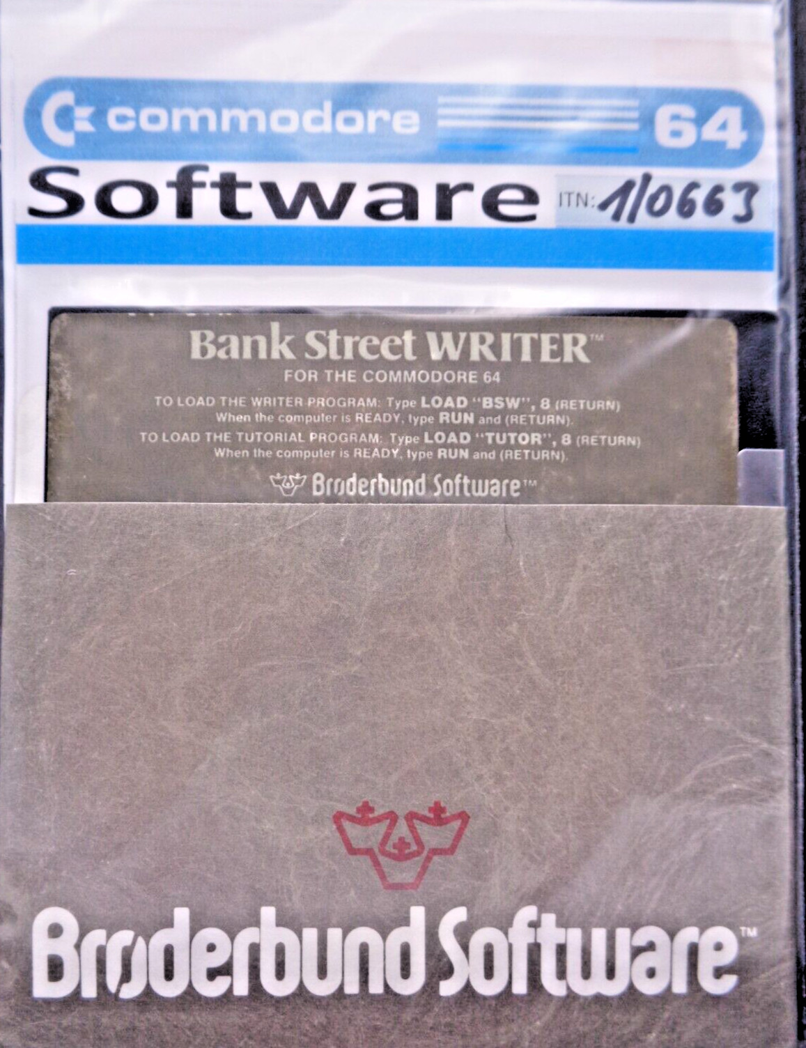 COMMODORE 64/128 -- BANK STREET WRITER (BRODERBUND - DISK)