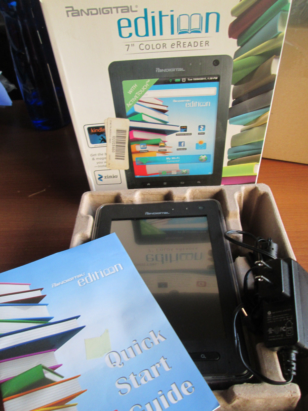 Pandigital Edition 7" Color e-Reader/Tablet Android w/ Activetouch 4gb R70F453