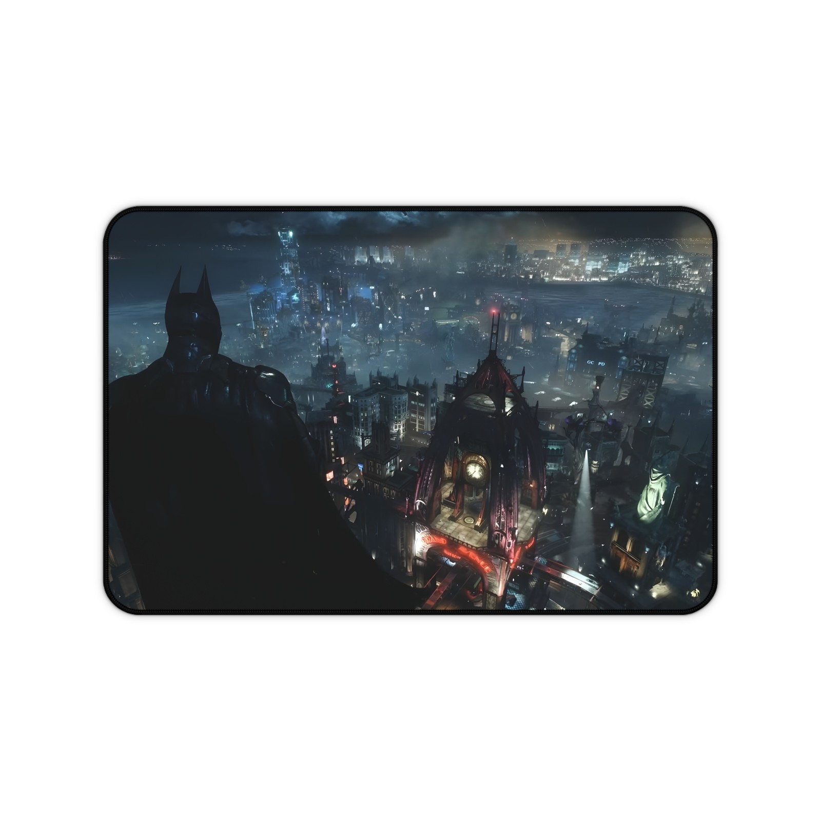 Gotham City Night Desk Mat | Batman Silhouette Mousepad
