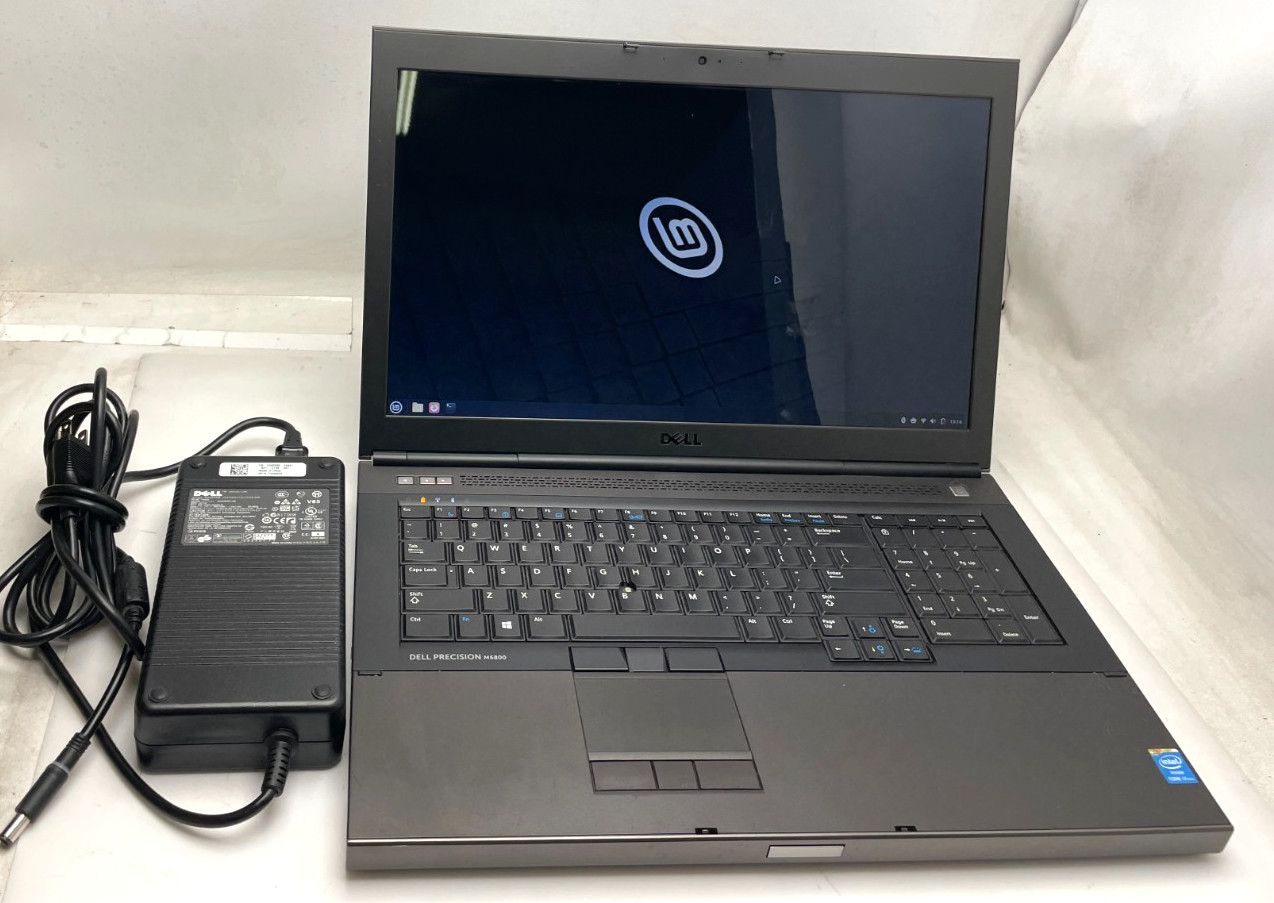 Dell Precision M6800  17.3" HD+  i7-4800MQ 16gb Ram 512gb SSD  TWO 2TB HDD Linux