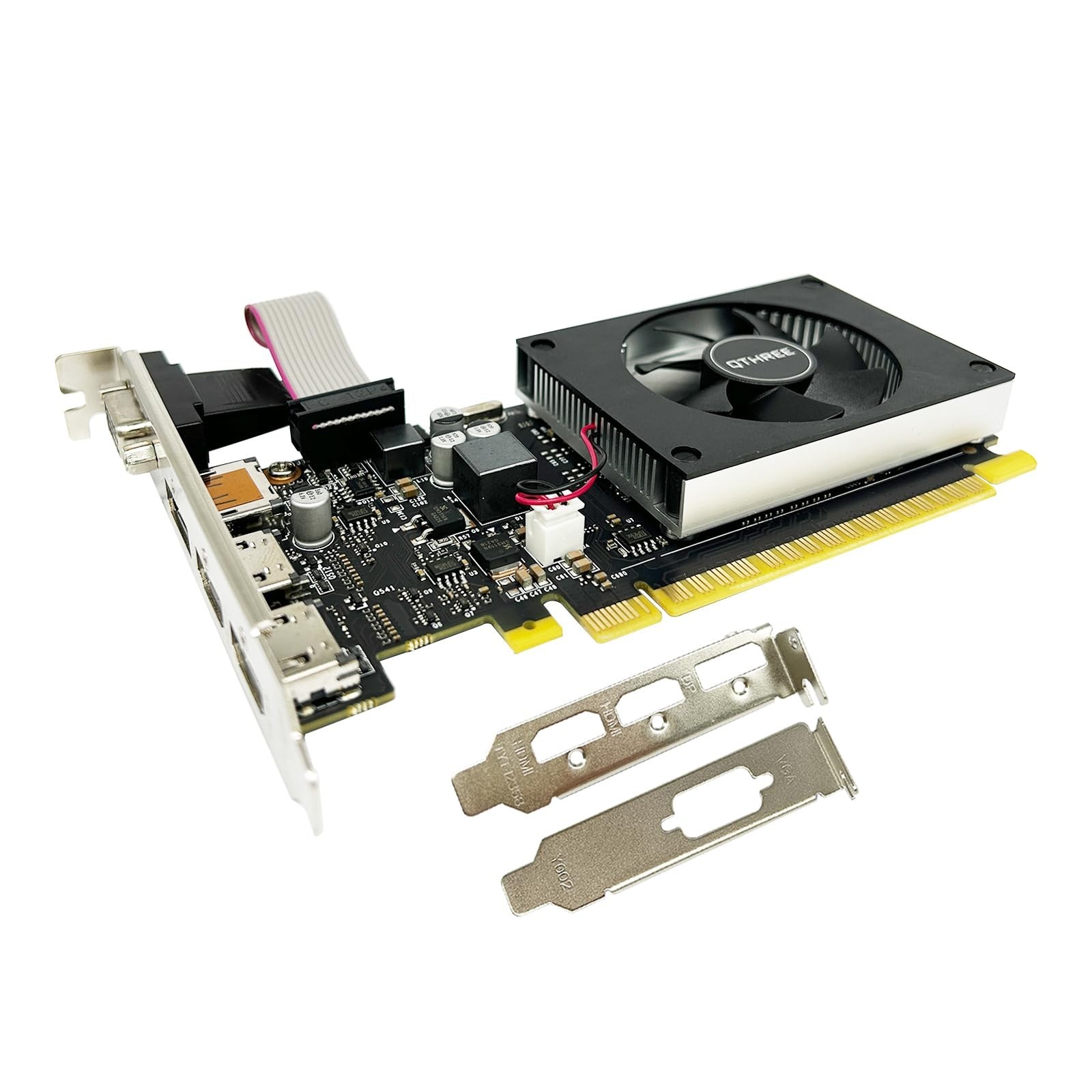 4GB Low Profile Graphics Card, GeForce GT 730, HDMI, DP, VGA, PCIe, DirectX 12,
