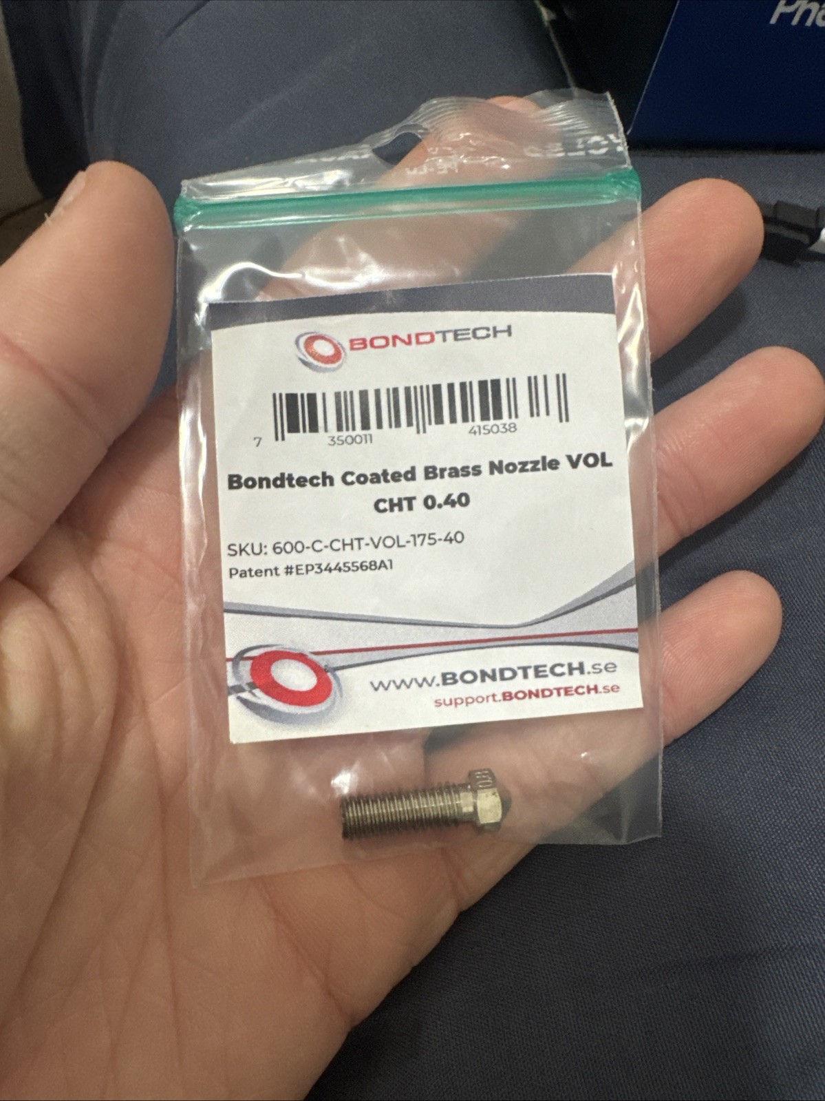 Bondtech Coated Brass Nozzle VOL CHT 0.40