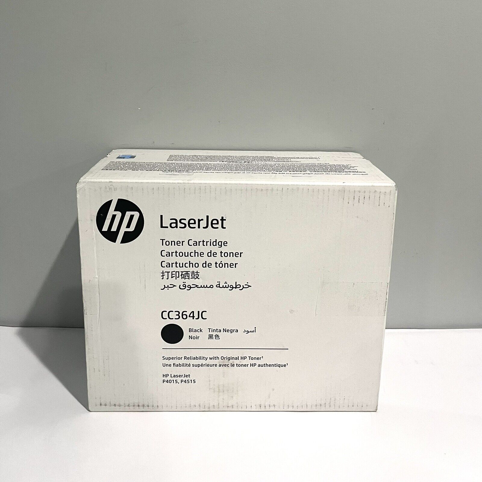 HP 64X CC364JC Black High Yield Toner For LaserJet P4015, P4515 Pages Open Box