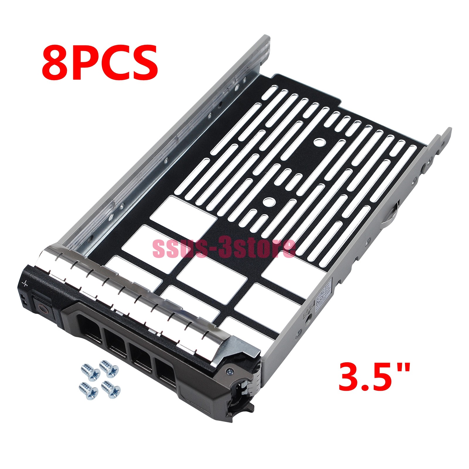 8PCS 3.5" SAS SATA HotSwap Hard Drive Tray Caddy For Dell PowerEdge T330