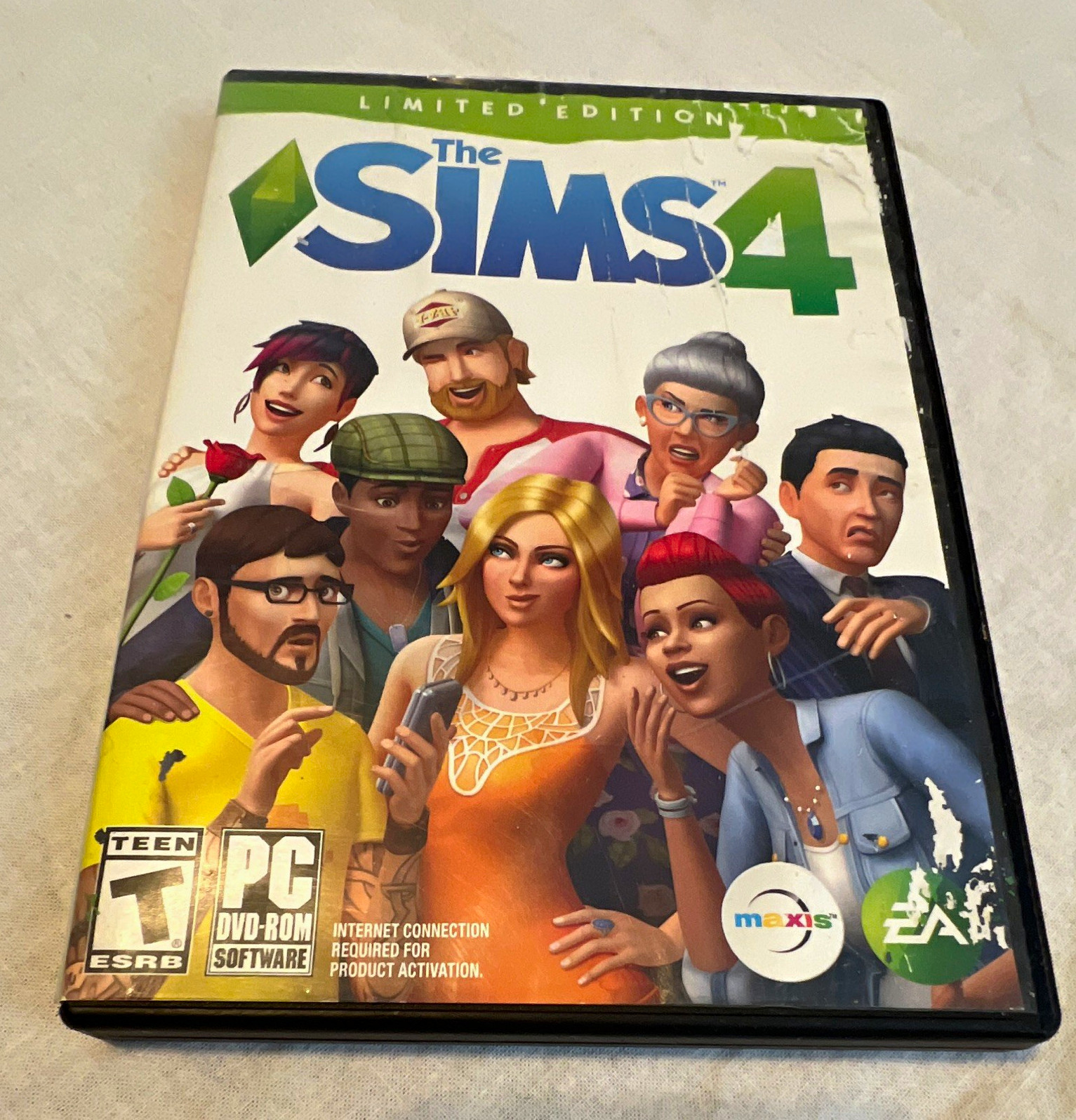 EA The Sims 4 Limited Edition PC DVD Game 2-Disc Set w/ Case & Manual