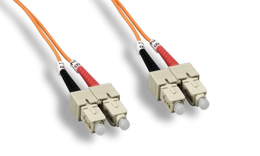 SC-SC FIBER OPTIC 15Meter 62.5 125UM Duplex Multimode