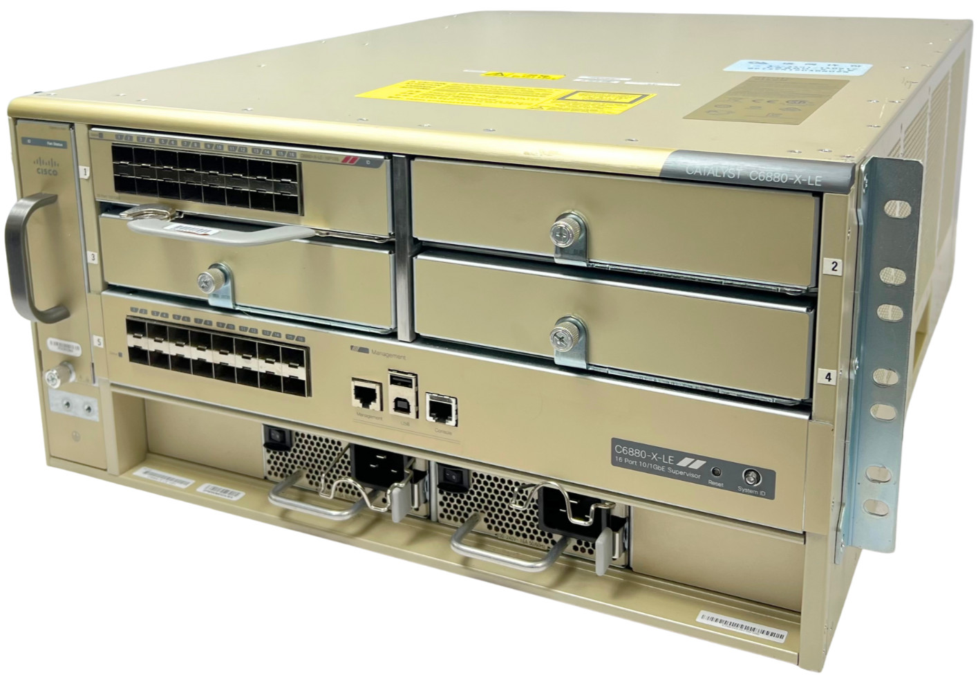 Cisco Catalyst C6880-X-LE Chassis - C6880-X-LE-16P10G, 2x C6880-X-3KW-AC