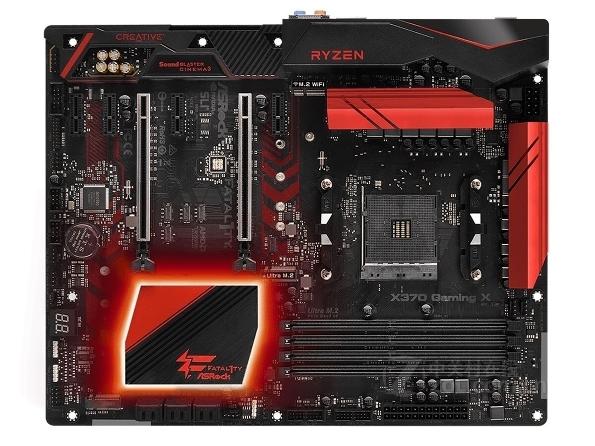 For ASROCK FATAL1TY X370 GAMING X motherboard AM4 DDR4 64G DVI+HDMI ATX Tested
