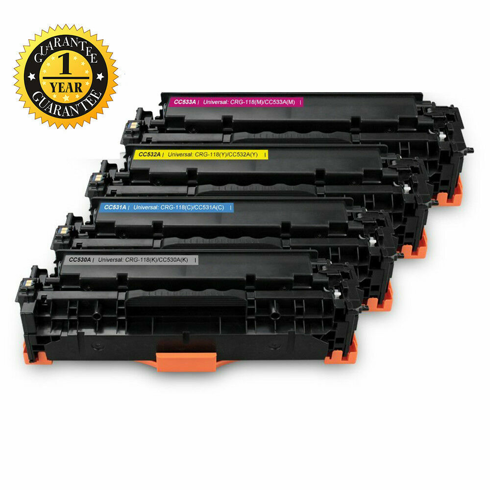 5PK Color Toner Cartridge for Canon 118 ImageCLASS lbp7200cdn MF8380CD MF8580CDW