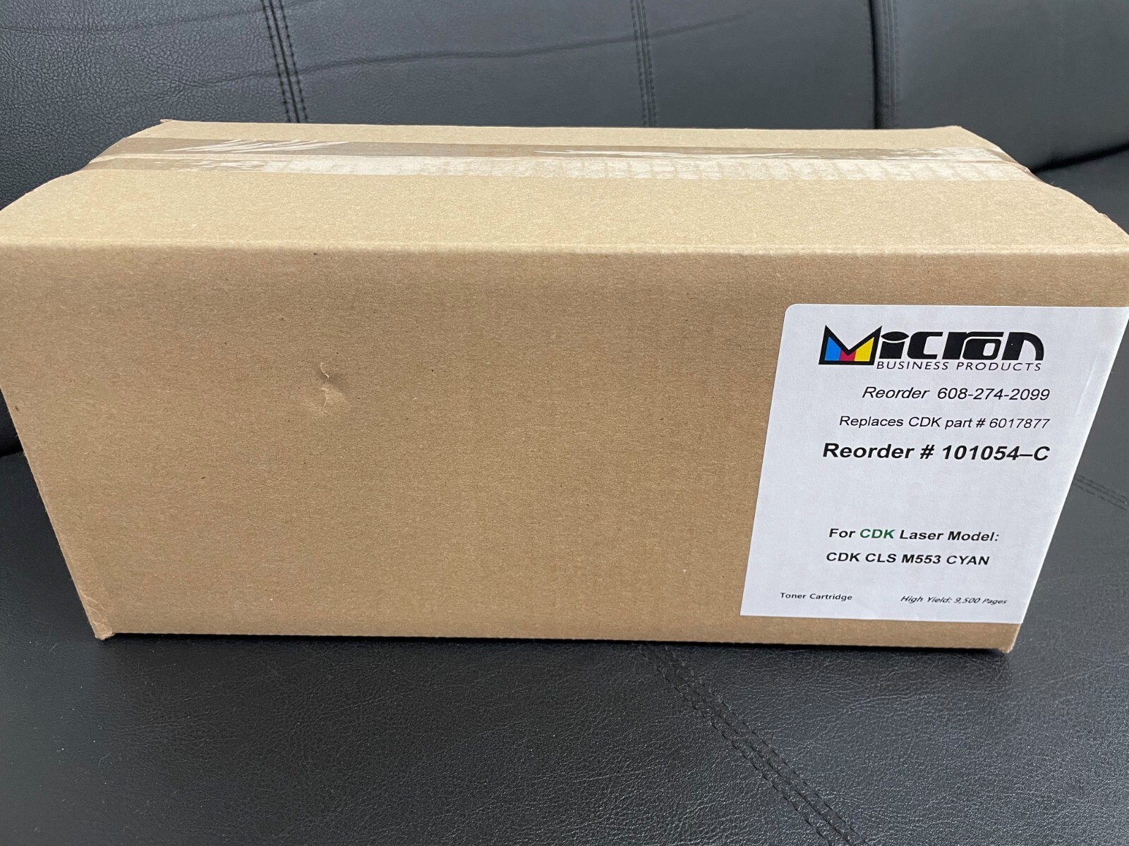 New CDK Global Cyan Toner Cartridge M553 Printer 6017877