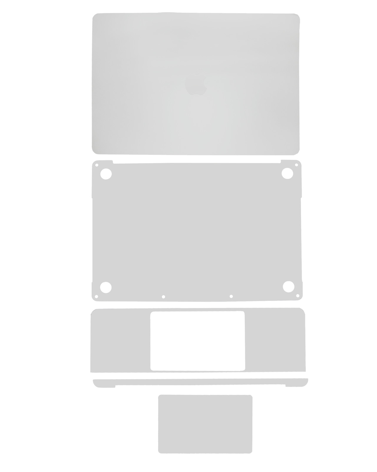 4in1(Top, Bottom, Keyboard, Palmrest) Skin For MacBookPro 13"(A2251/Mid 2020)