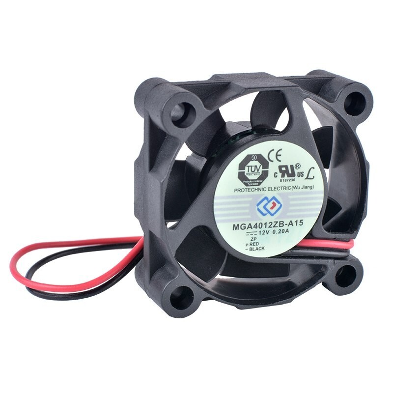 Protechnic MGA4012ZB-A15 40mm Ball Bearing 0.14A 12V Cooling Fan 2-Wire #
