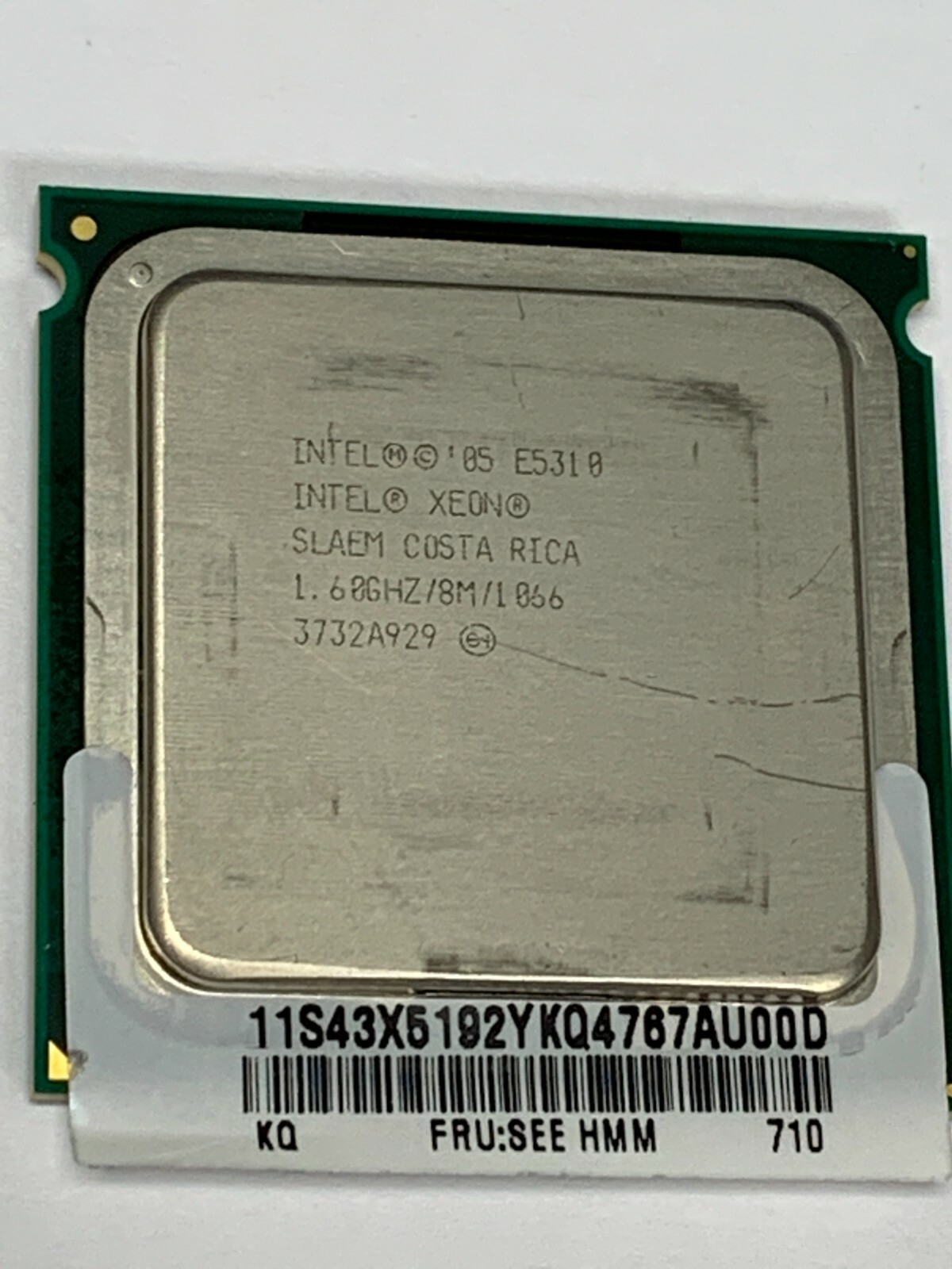 SLAEM  Intel Xeon E5310 Quad Core 1.60GHz 1066MHz 8MB Lot Of 3