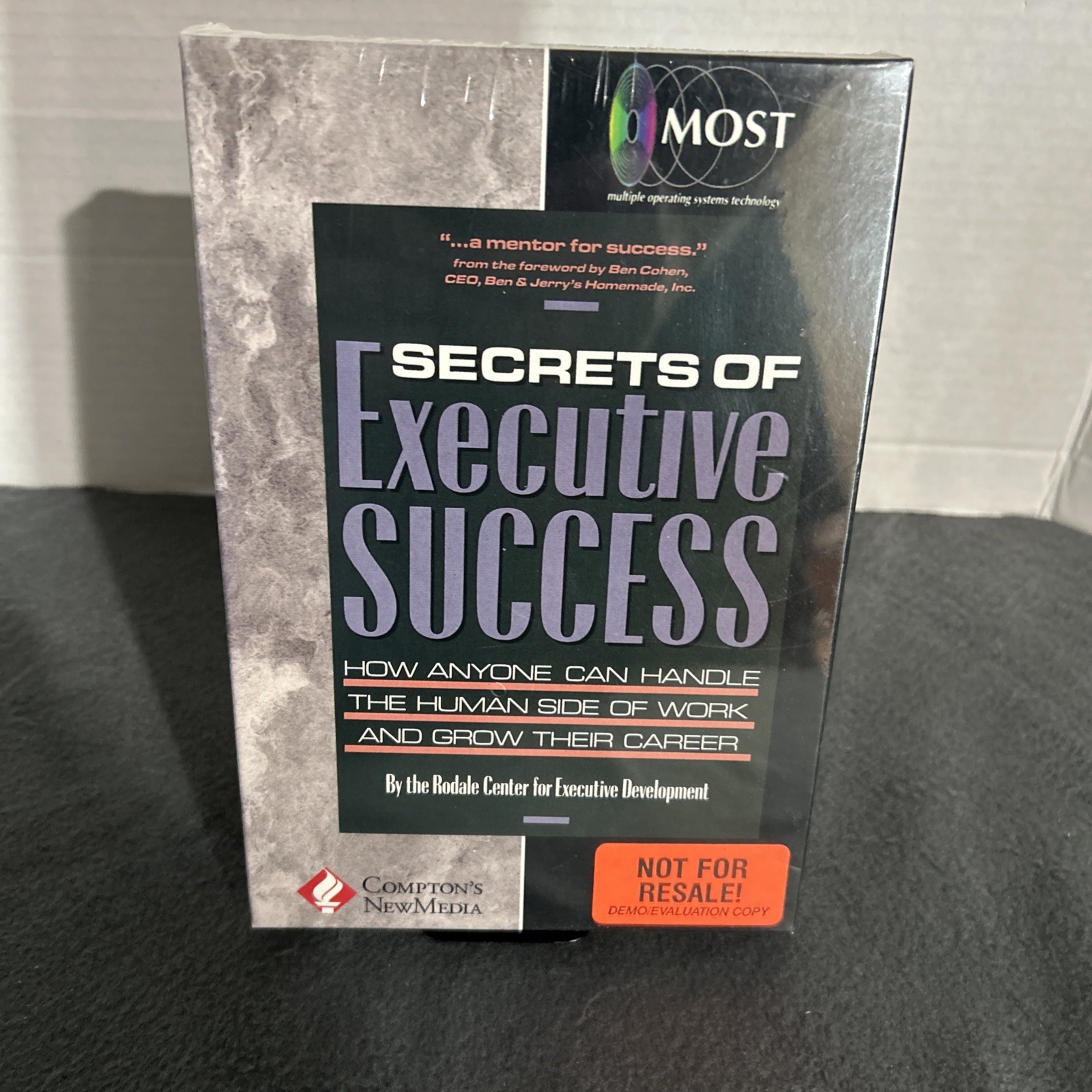 Secrets Executive Success 1993 Compton's MOST CD-ROM BIG BOX DEMO Evaluation