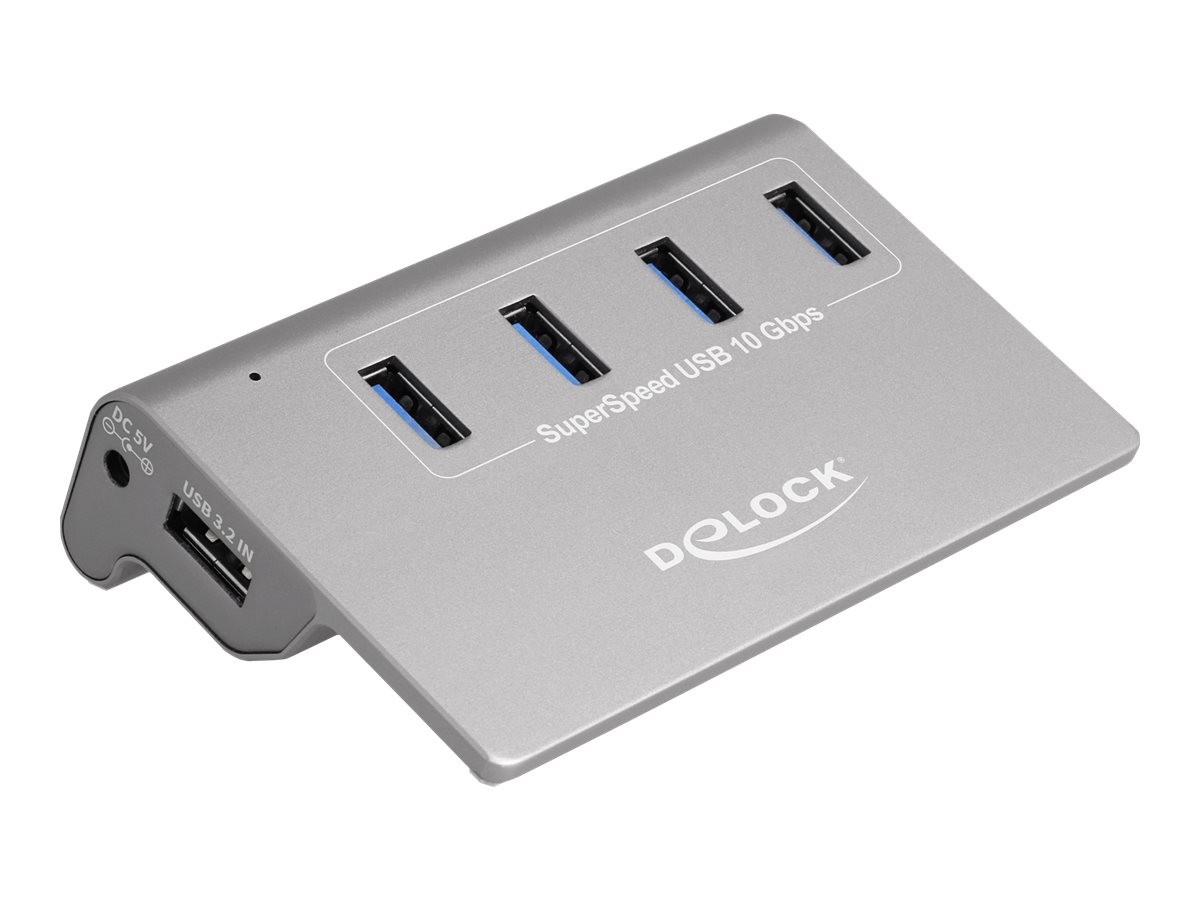 Delock USB 3.2 Gen 2 Hub with 4 Typ-A Ports 3.2 2 3.1 2 Type-A 3.2 64181