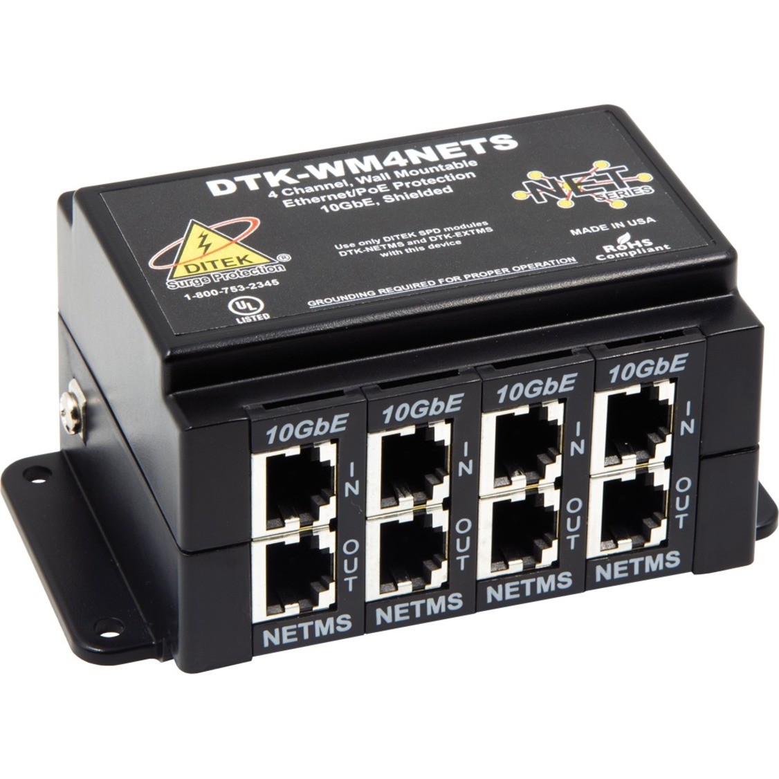 DITEK DTK-WM4NETS Surge Suppressor/Protector (dtkwm4nets)