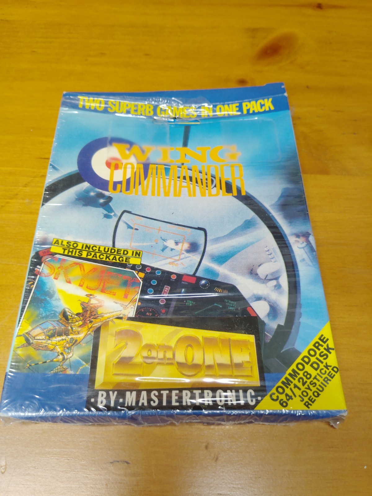 Wing Commander Sky Jet Game Commodore 64/C128 5.25" Disk,  Work