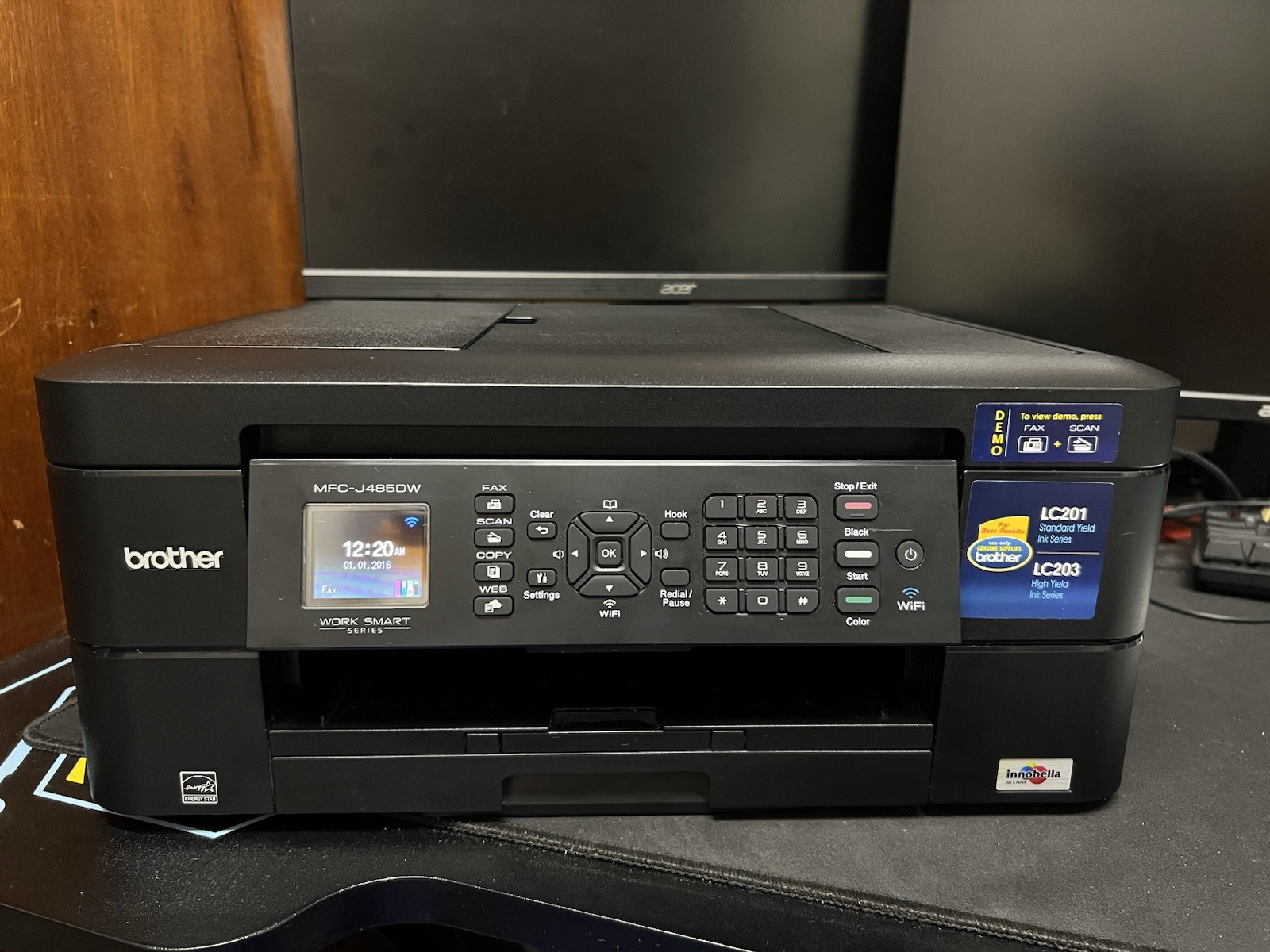Brother MFC-J485DW Inkjet All-in-One Wireless Printer Prints Blank Comes W/ Ink