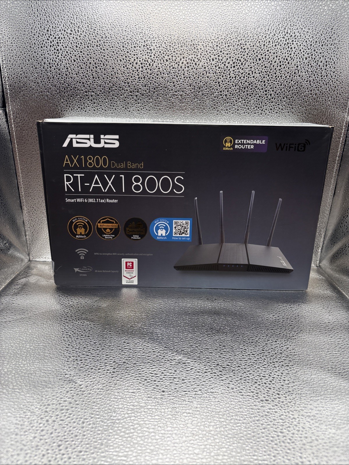 ASUS RT-AX1800S WiFi 6 Router – Dual Band, AiMesh, VPN, Parental Controls