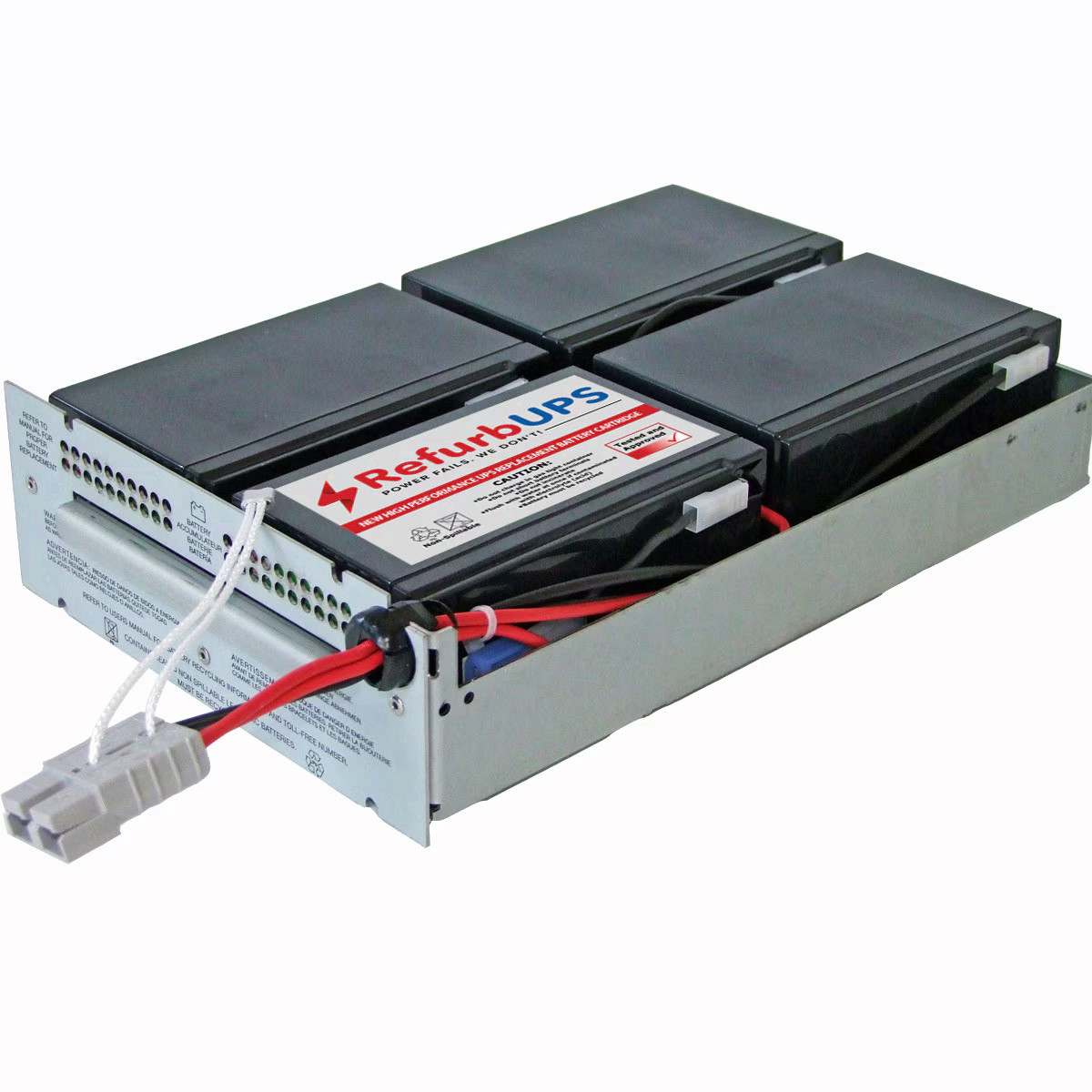 APC RBC23 Battery Replacement Kit, Also Fits APC RBC25 - 4 Pack 12V 7AH HR