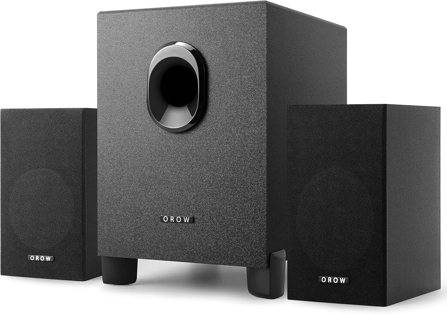 OROW S211 2.1 USB Computer Speakers with Subwoofer 16W Strong Bass PC TV Gaming