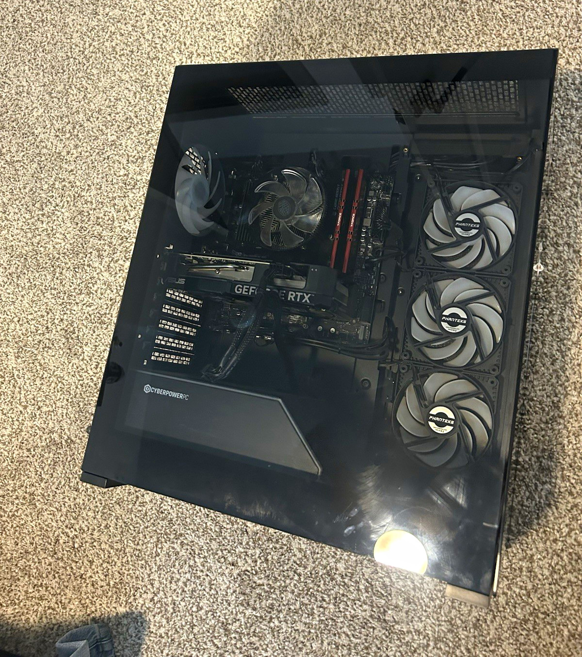 CyberPowerPC Gaming Desktop PC Black w/ Dedicated GeForce RTX Graphics