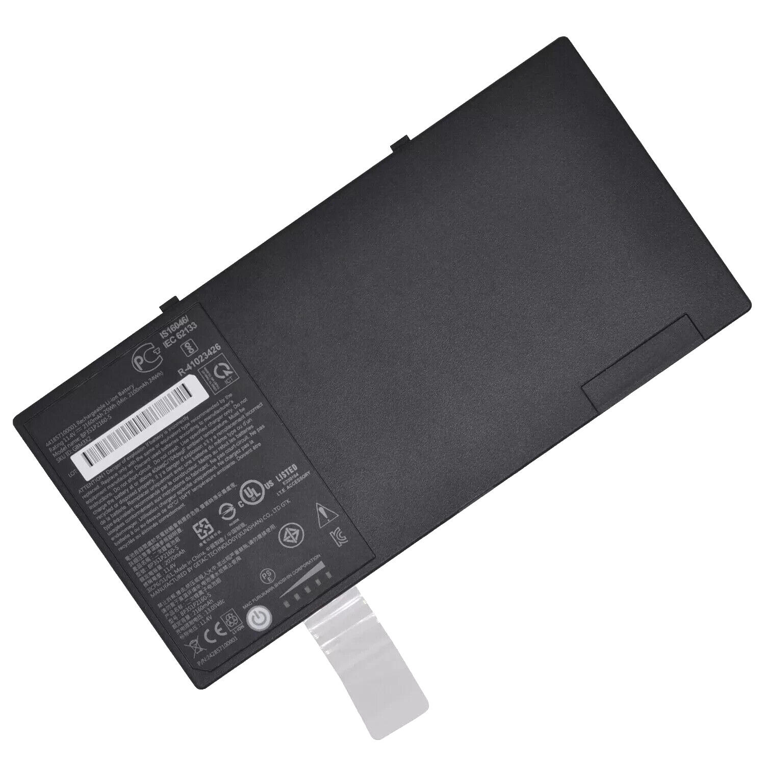 Genuine BP3S1P2160-S BP3S1P2160 battery for Getac F110 441857100001 24285710001