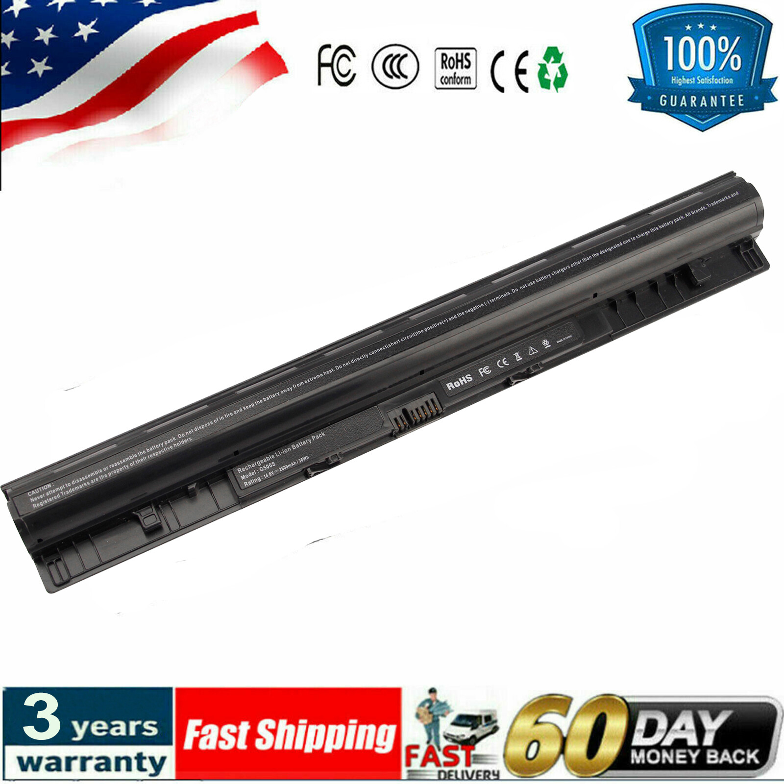 G400S G500S Laptop Battery Replacement for Lenovo G40 G50 Z50 G50-45 G50-70 Z40