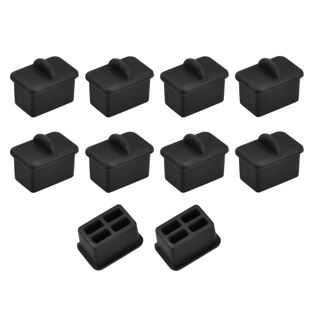 SFP-A Port Anti-Dust Stopper Cap Cover Black Silicone 10pcs