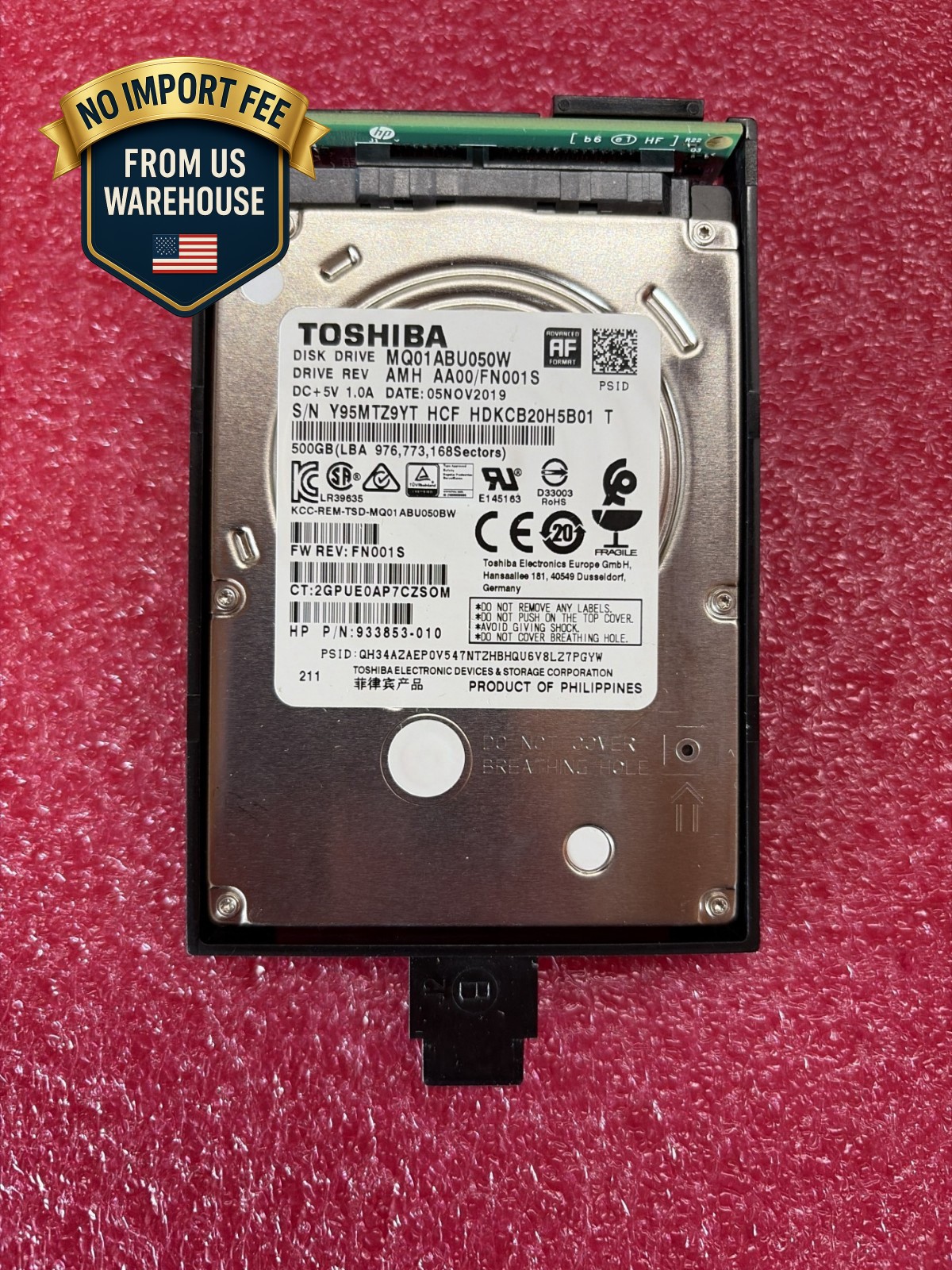 B5L29-67903 HƤ SECURE HARD DISK DRIVE For HƤ LaserJet Enterprise Printer OEM