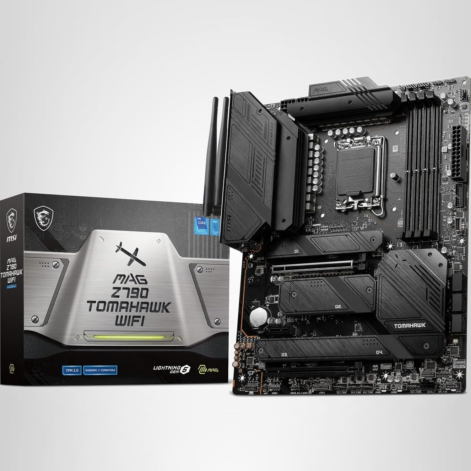MSI MAG Z790 Tomahawk WiFi Gaming Motherboard (Supports 12th/13th/14th Gen