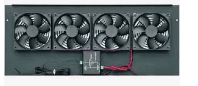 NEW Middle Atlantic BGR-276FT Integrated DC Fan Top with Fan Control