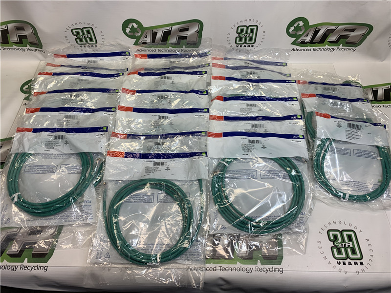 Leviton CAT6 Patch Cords 10FT 7FT Green Slimline Extreme 6+ New Lot of 22
