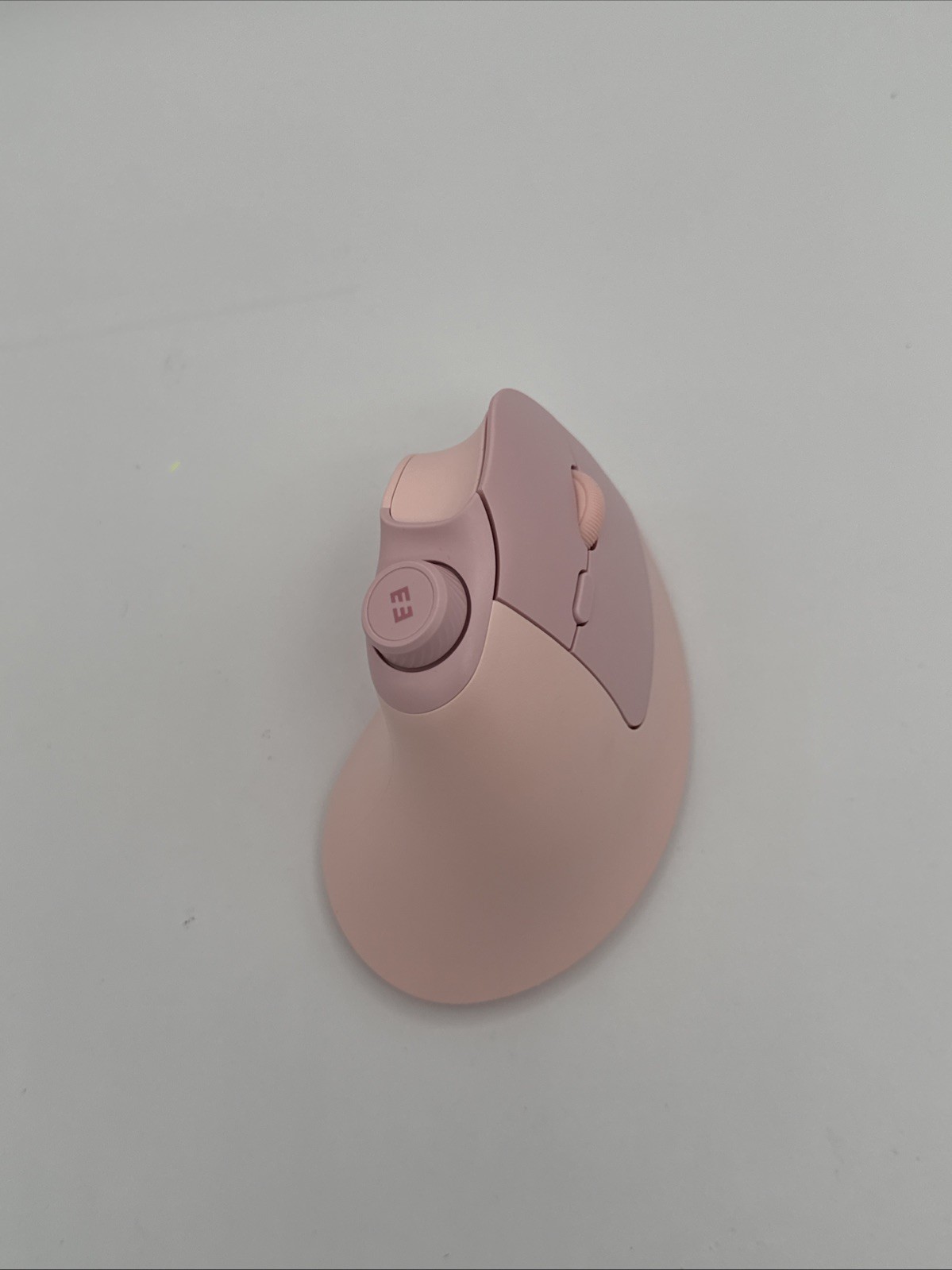 seenda MOU-302 Wireless Bluetooth Ergonomic Vertical Mouse with Volume Knob Pink