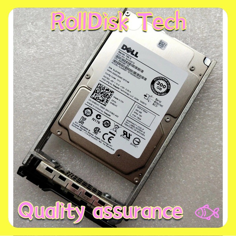 New Dell NWH7V MK3001GRRB ENTERPRISE 300GB 15K RPM 6Gb/s 2.5" SAS HDD Hard Drive