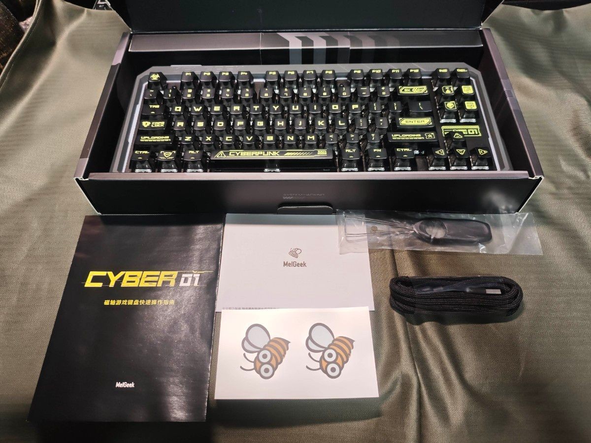 MelGeek CYBER01 Rapid Trigger Mechanical Gaming Keyboard JP TEsted