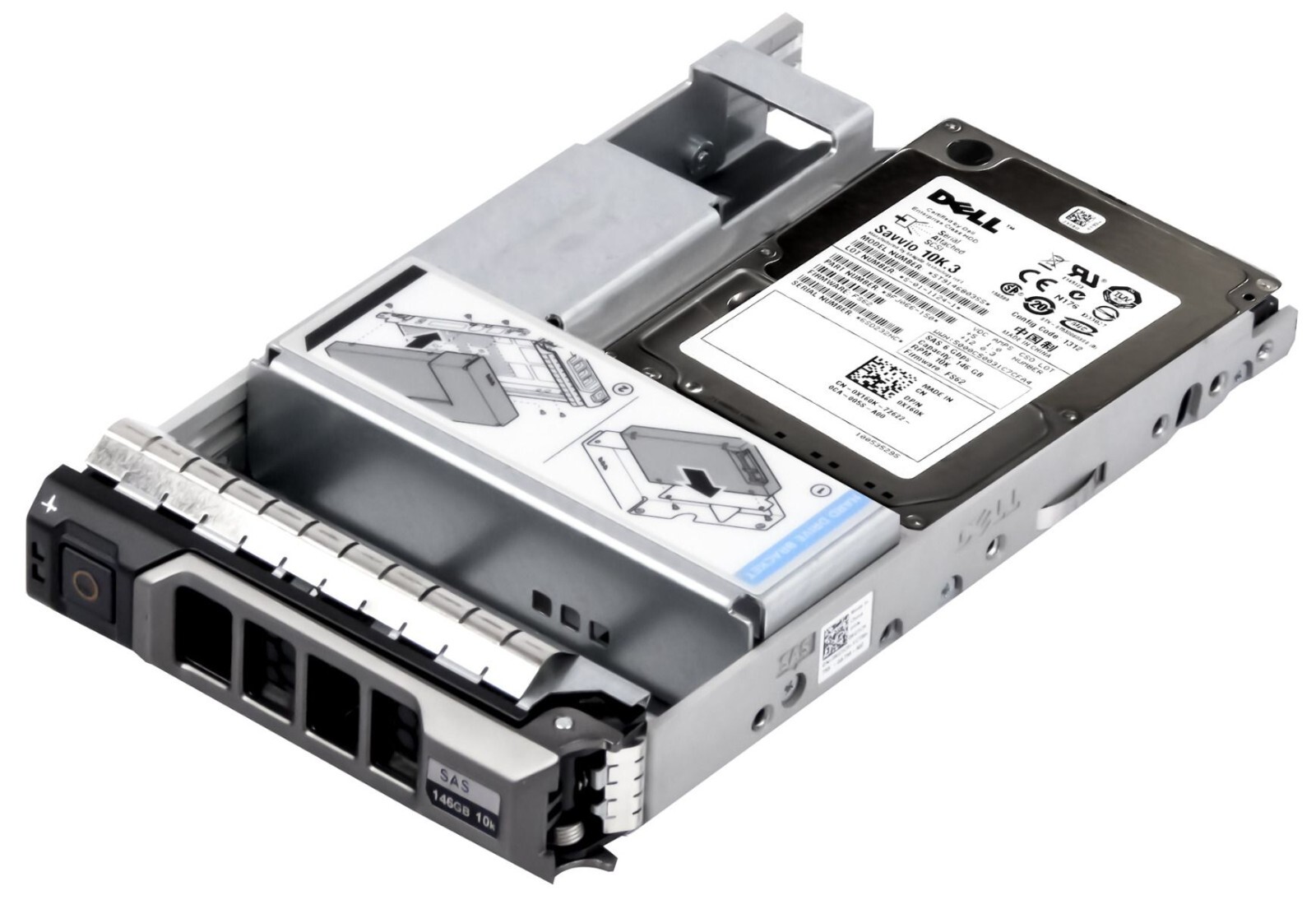 Dell Hard Drive 0X160K ST9146803SS 146GB 10K 16MB SAS-2 3.5"